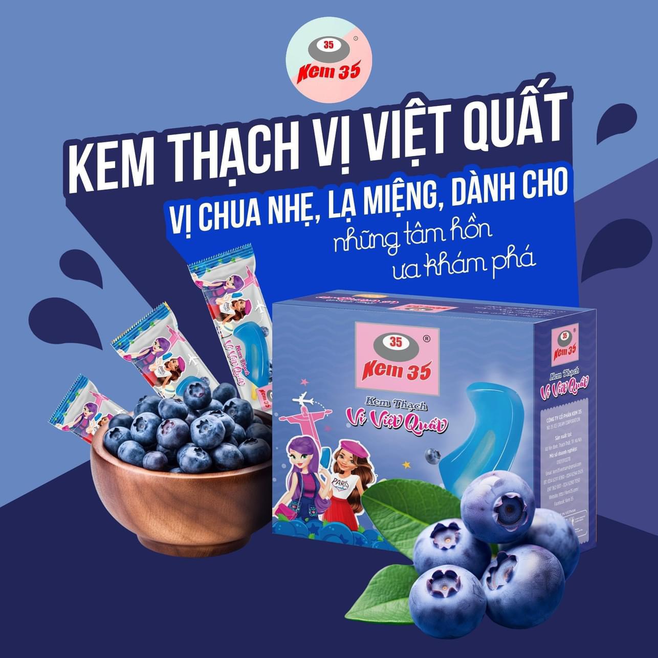 Những hương vị đặc biệt của kem 35 không thể bỏ lỡ